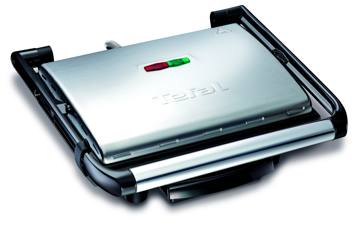 Grill à viande et panini inox TEFAL GC241D12 